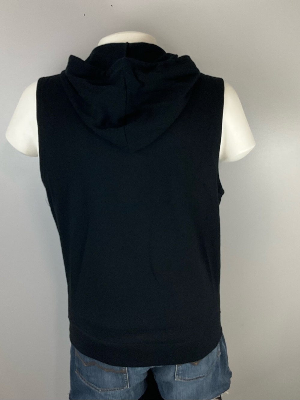 New! American Rag Sleeveless Hoodie Medium M Full Zip Mens Workout Gym - Picture 4 of 6